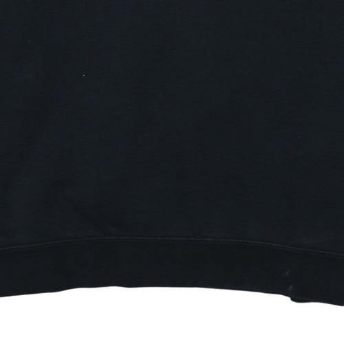 Nike Men's Black Crew Neck Logo Sweatshirt Size M
