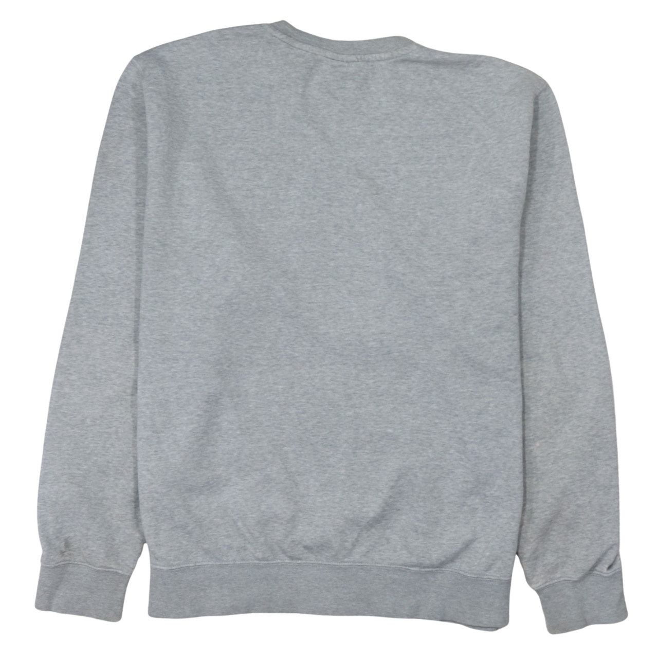 Nike Men's Grey Logo Crew Neck Pullover Sweatshirt Size L