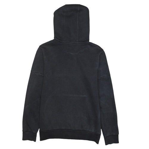 Adidas Boys Black Pullover Hoodie 13-14 Years Logo Fleece Sweatshirt