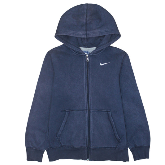 Nike Boys Blue Full Zip Fleece Hoodie 12-13 Years