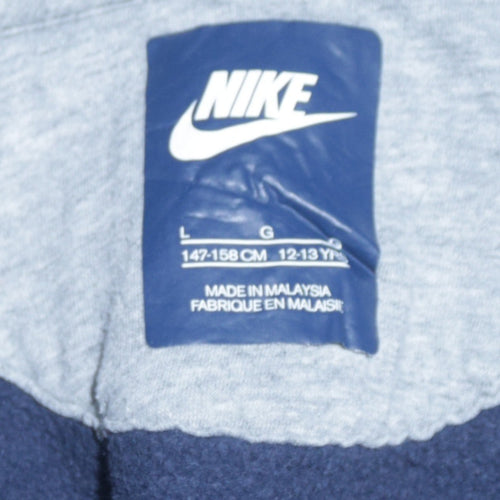 Nike Boys Blue Full Zip Fleece Hoodie 12-13 Years