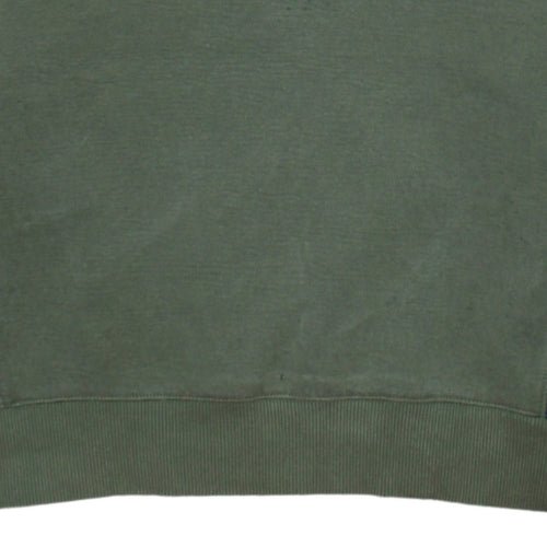 Tommy Hilfiger Boys Green & Navy Sweatshirt Size 152 Classic Crew Neck