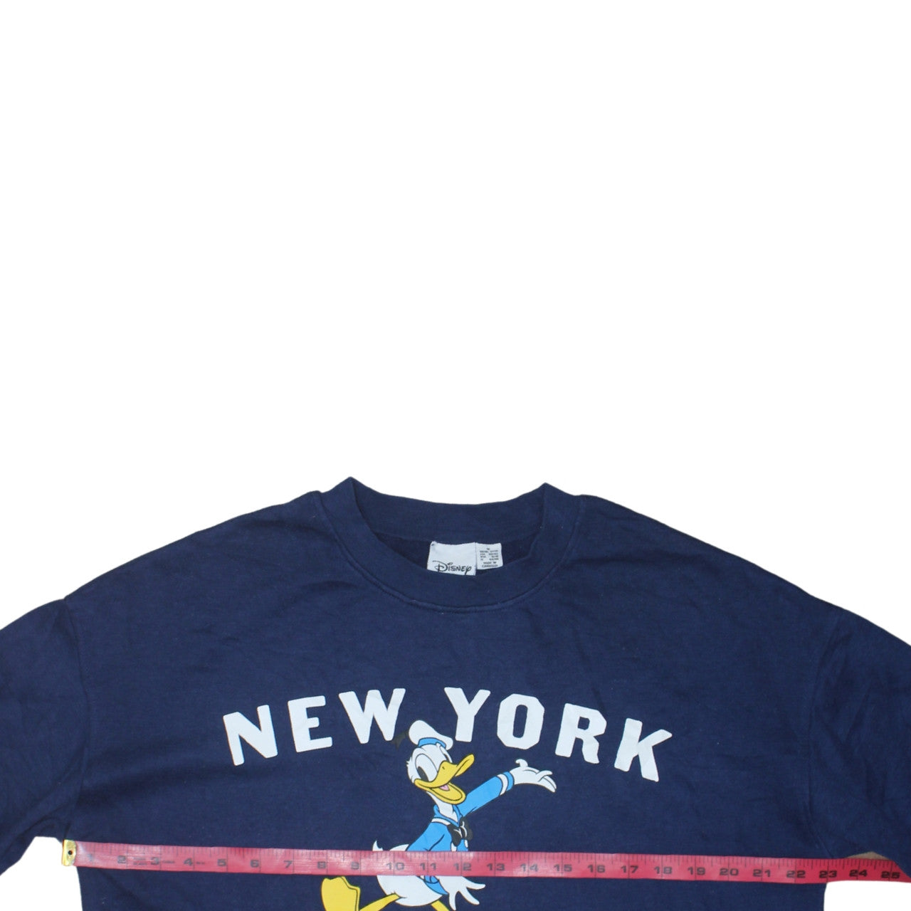 Disney Womens Navy Blue Donald Duck New York Sweatshirt UK 12/14 M