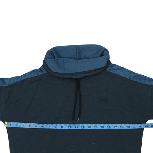 Under Armour Men's Blue L High Neck Pullover Sweatshirt