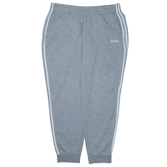 Adidas Womens Grey XL Jogger Sweatpants with Side Stripes
