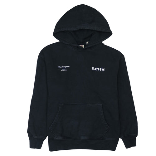 Levi's Men's Black Relaxed Fit Pullover Hoodie Size S
