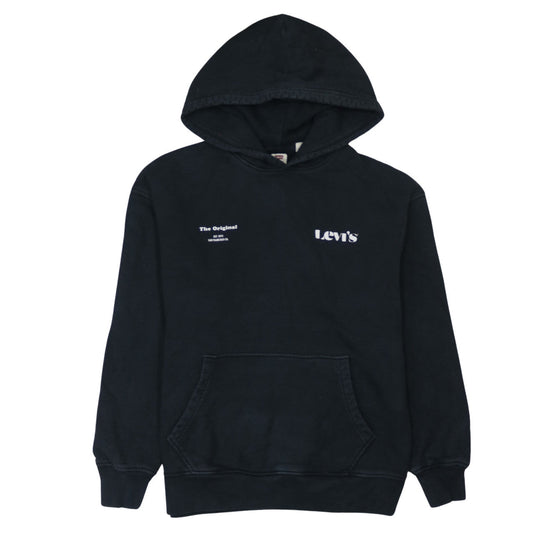 Levi's Men's Black Relaxed Fit Pullover Hoodie Size S
