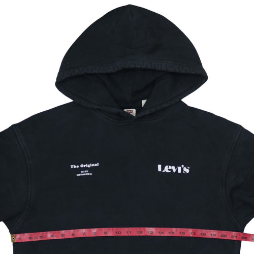 Levi's Men's Black Relaxed Fit Pullover Hoodie Size S
