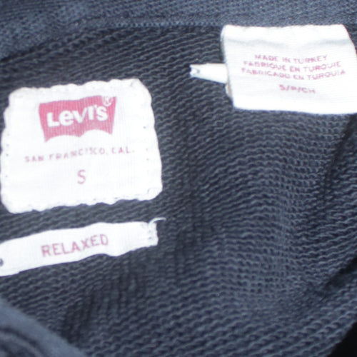 Levi's Men's Black Relaxed Fit Pullover Hoodie Size S