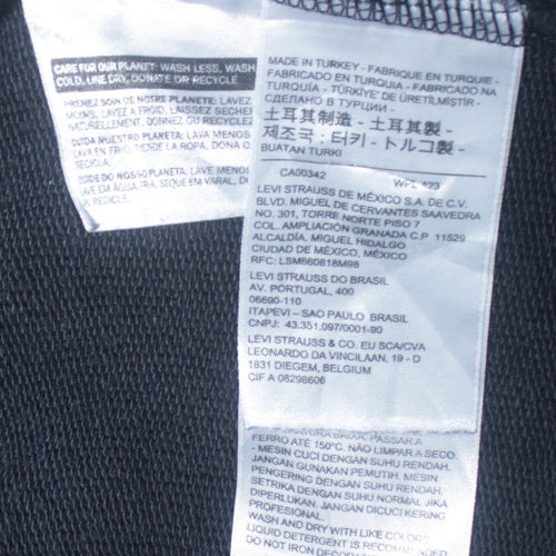Levi's Men's Black Relaxed Fit Pullover Hoodie Size S