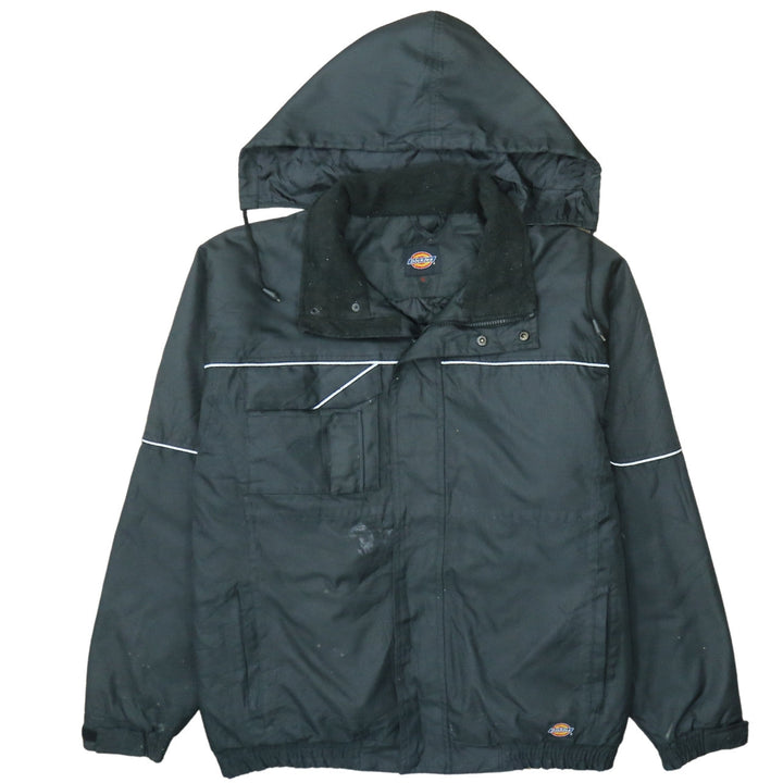 Dickies Mens Black XL Waterproof Winter Hooded Parka Jacket