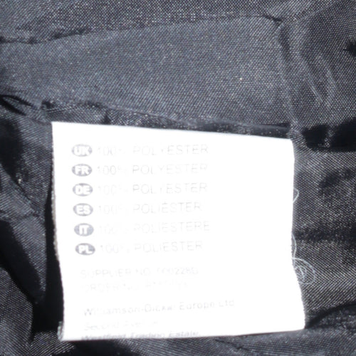 Dickies Mens Black XL Waterproof Winter Hooded Parka Jacket