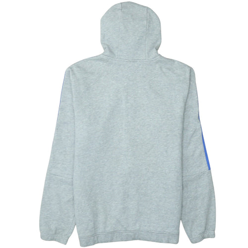 Adidas Men's Grey Full Zip Hoodie XL Sportswear Fleece