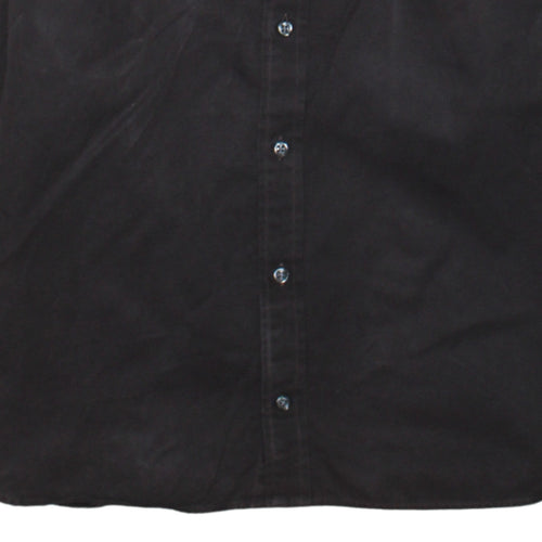 Tommy Hilfiger Men's Brown Corduroy Button-Down Shirt Size S