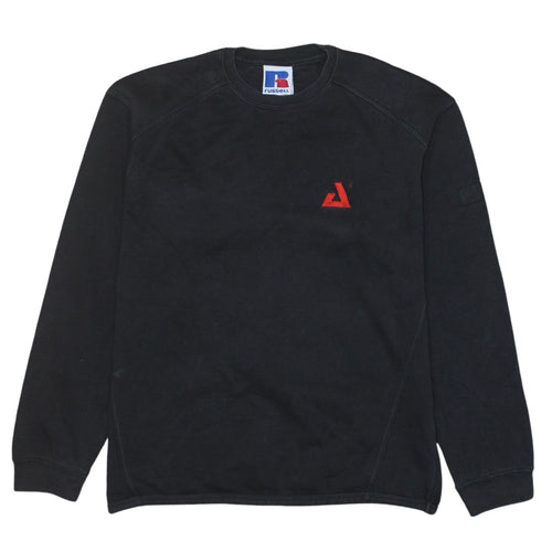 Russell Men's Black XS Crew Neck Pullover Sweatshirt