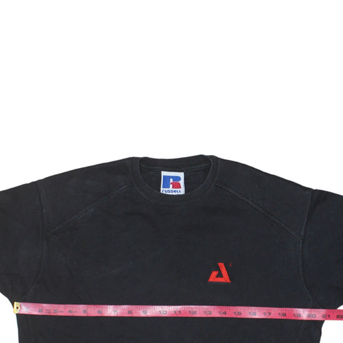 Russell Men's Black XS Crew Neck Pullover Sweatshirt