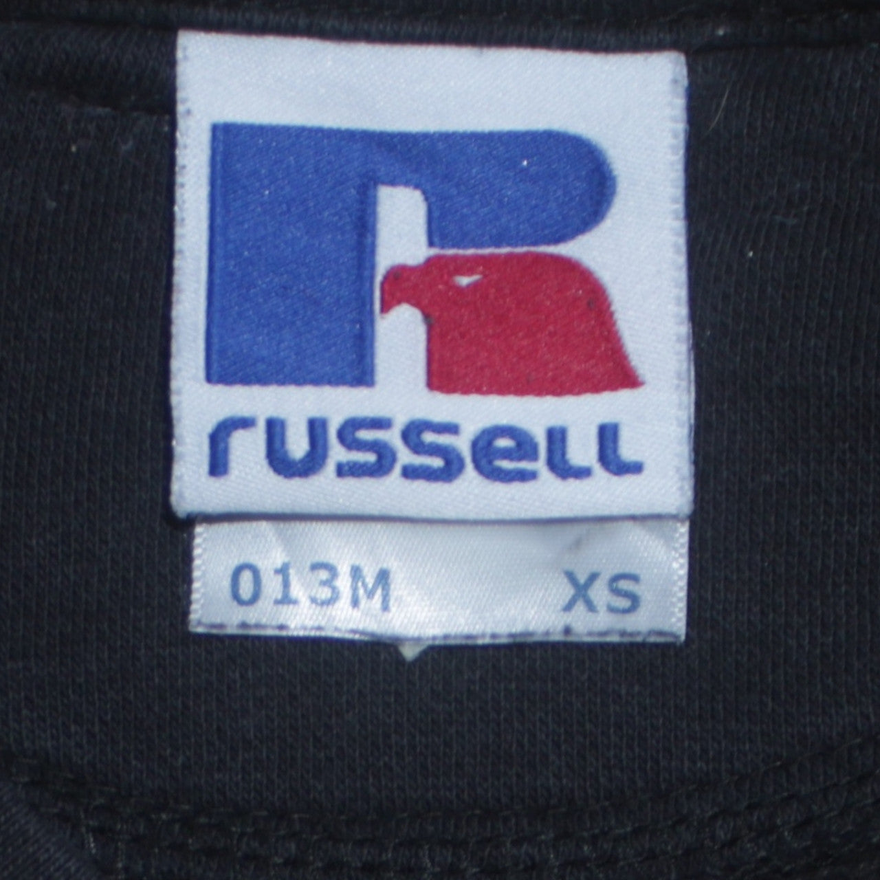 Russell Men's Black XS Crew Neck Pullover Sweatshirt