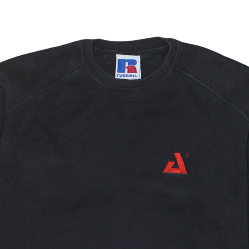 Russell Men's Black XS Crew Neck Pullover Sweatshirt