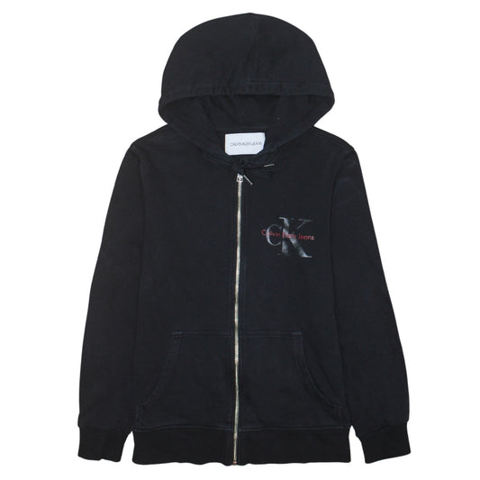 Calvin Klein Jeans Men's Black Full Zip Hoodie S