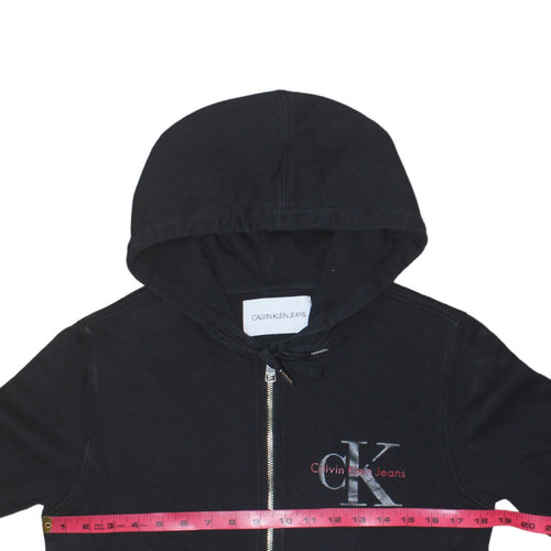 Calvin Klein Jeans Men's Black Full Zip Hoodie S