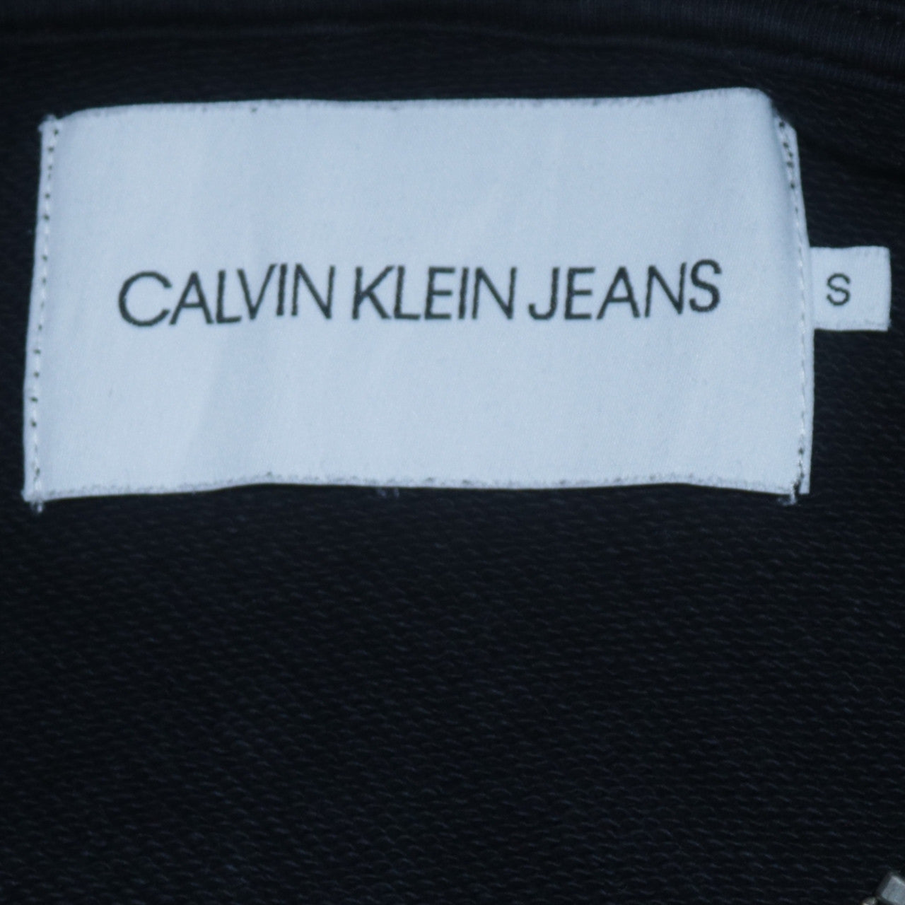 Calvin Klein Jeans Men's Black Full Zip Hoodie S