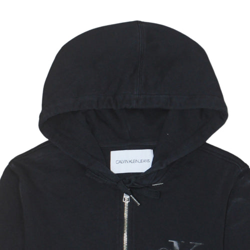 Calvin Klein Jeans Men's Black Full Zip Hoodie S