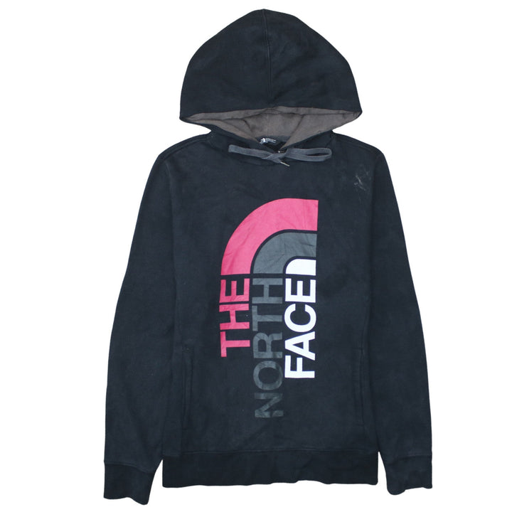 The North Face Womens Black Large Pullover Hoodie with Logo Print