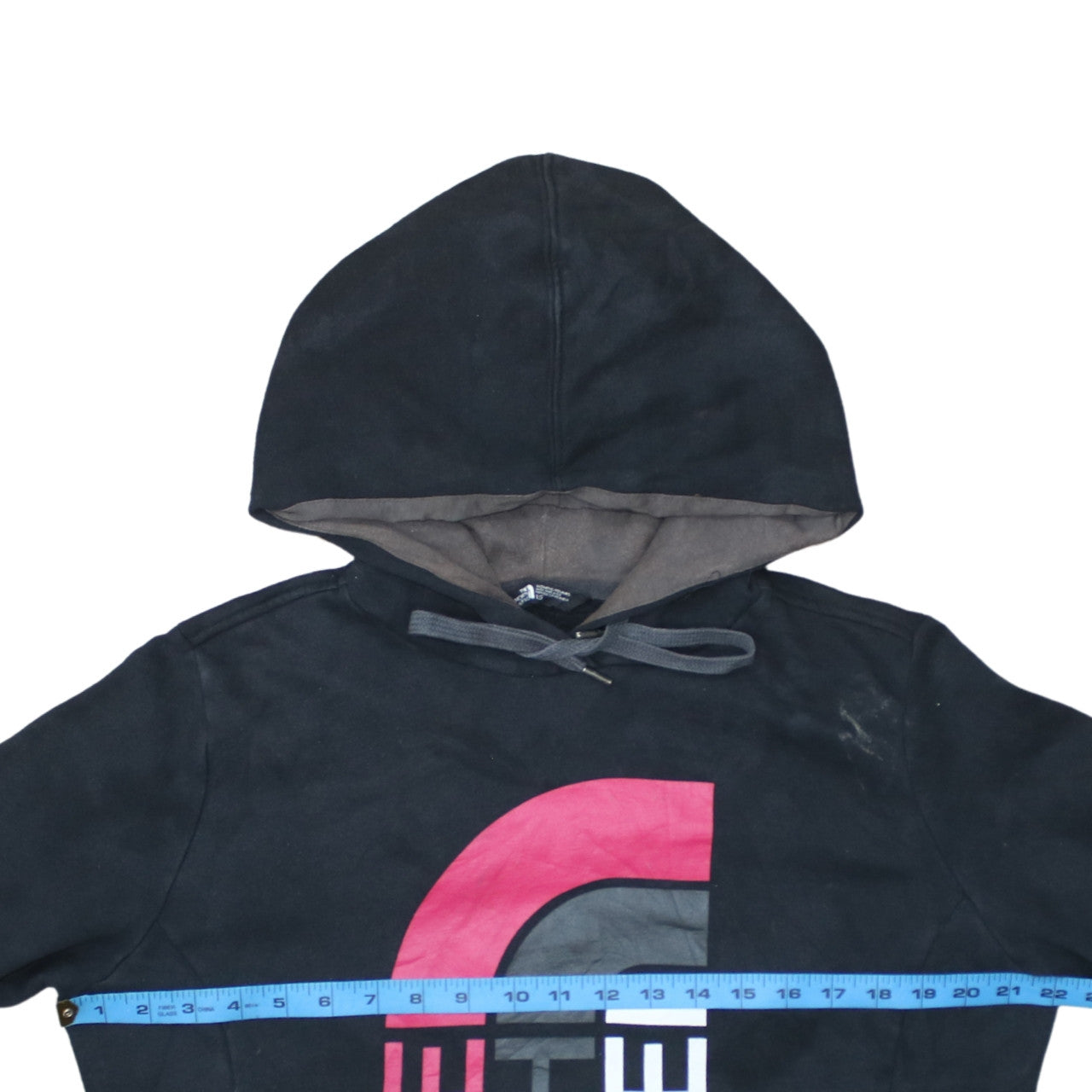 The North Face Womens Black Large Pullover Hoodie with Logo Print