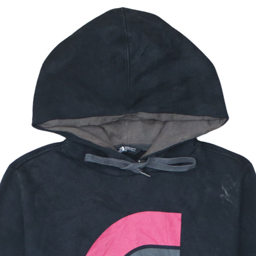 The North Face Womens Black Large Pullover Hoodie with Logo Print