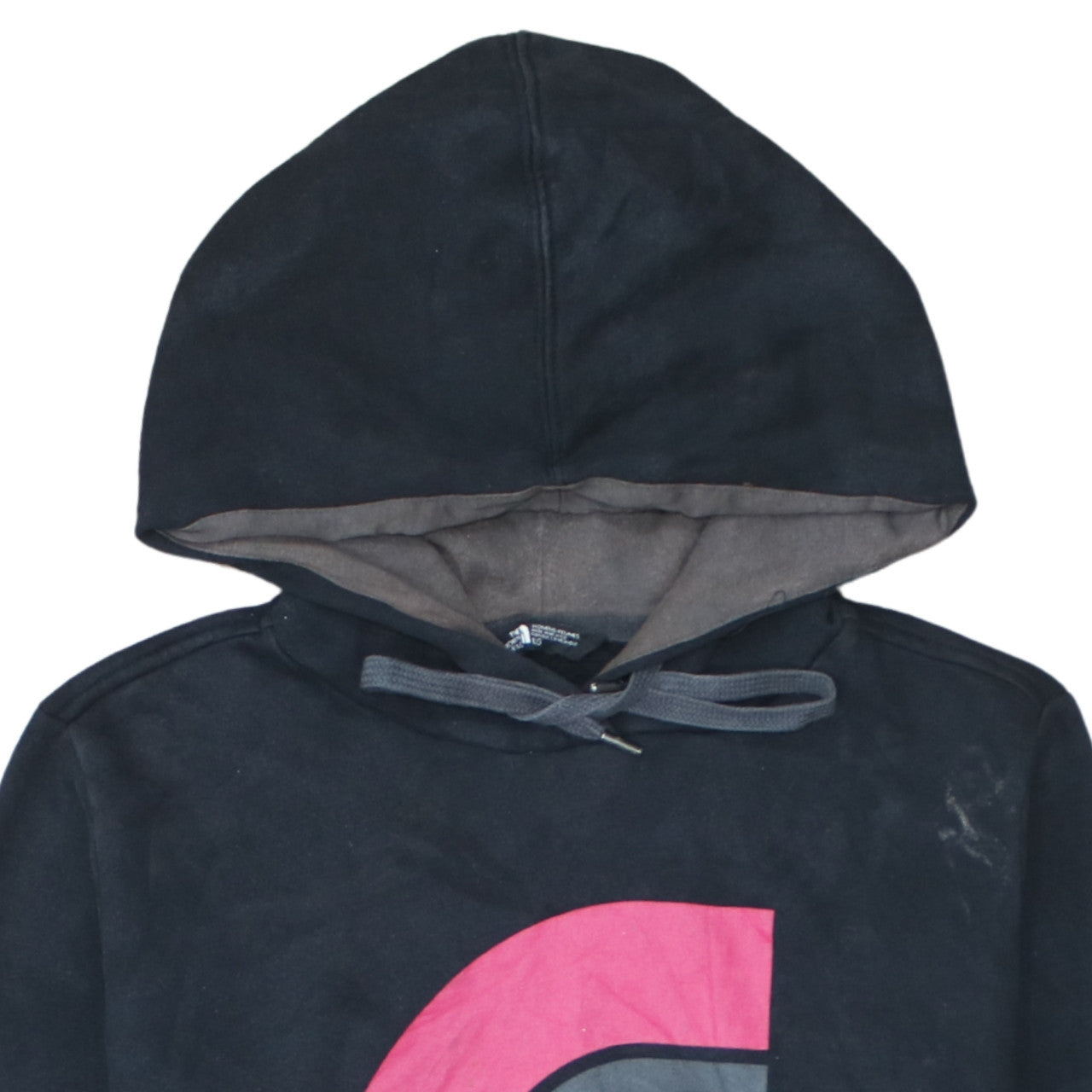 The North Face Womens Black Large Pullover Hoodie with Logo Print
