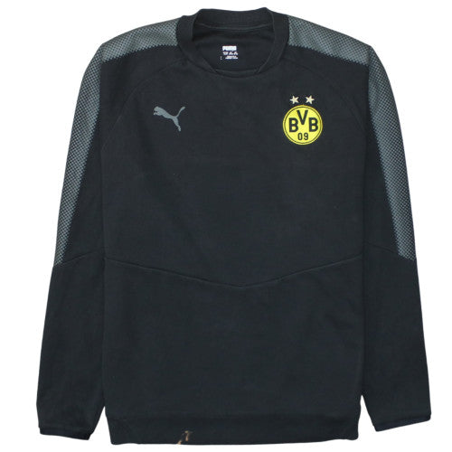 Puma Men's Black XL BVB 09 Crew Neck Pullover Sweatshirt
