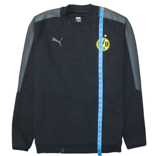 Puma Men's Black XL BVB 09 Crew Neck Pullover Sweatshirt