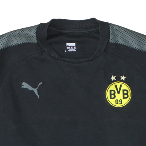 Puma Men's Black XL BVB 09 Crew Neck Pullover Sweatshirt