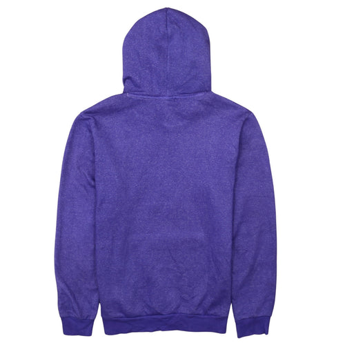 Puma Men's Purple Pullover Hoodie S Logo Sports Fleece