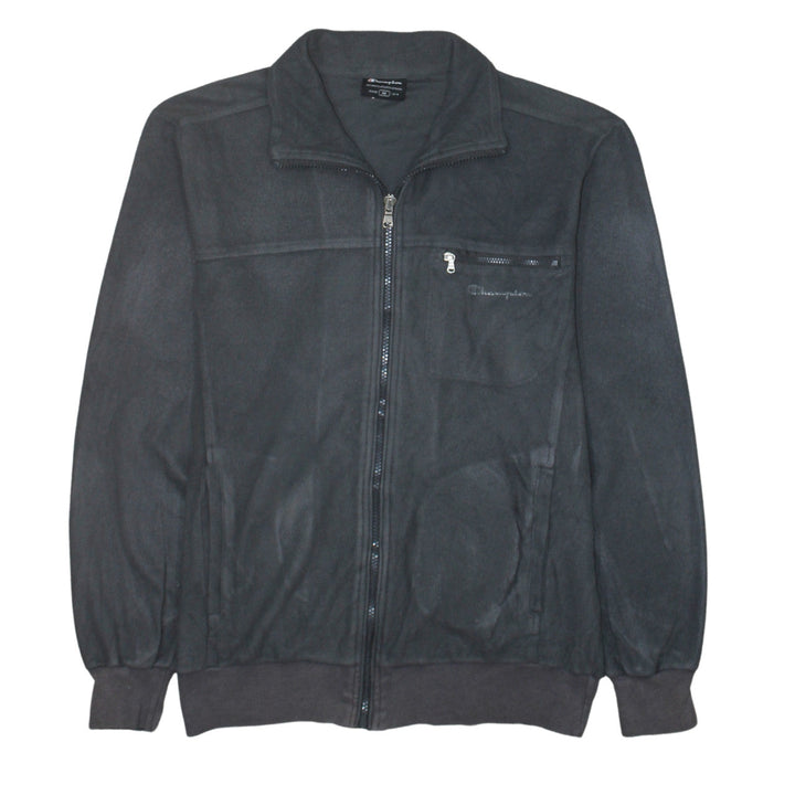 Champion Men's Black Fleece Full Zip Jacket Size M