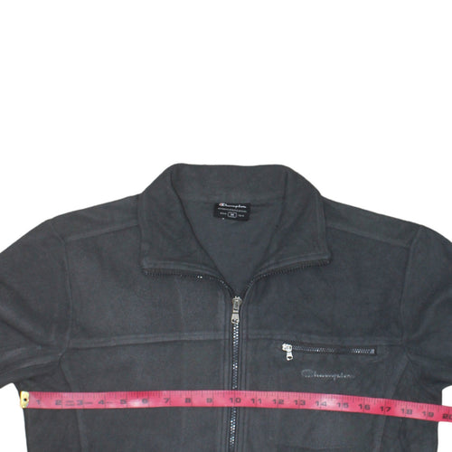 Champion Men's Black Fleece Full Zip Jacket Size M