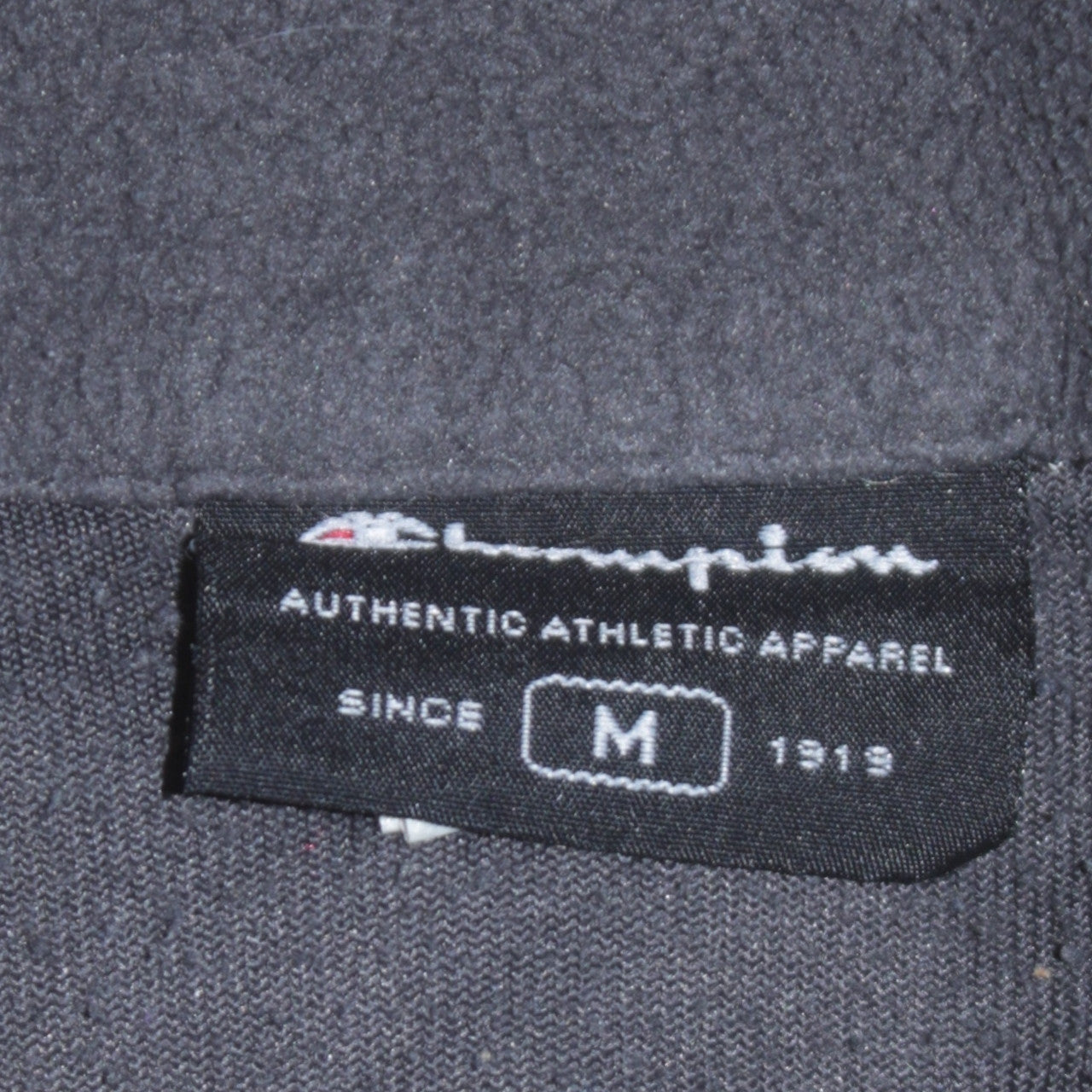 Champion Men's Black Fleece Full Zip Jacket Size M