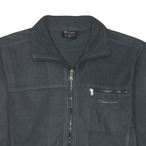 Champion Men's Black Fleece Full Zip Jacket Size M
