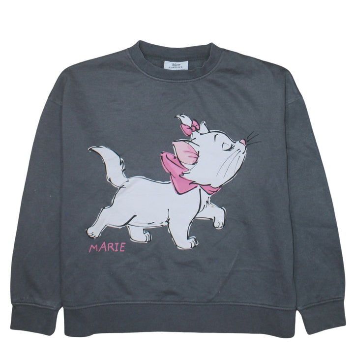 Disney Classics Marie Grey Pullover Sweatshirt Women M Primark Cares Cotton Blend