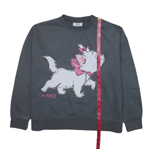 Disney Classics Marie Grey Pullover Sweatshirt Women M Primark Cares Cotton Blend