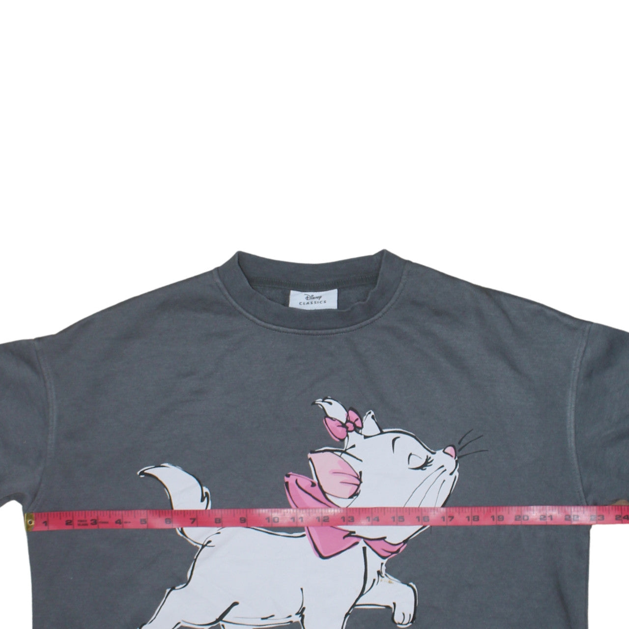 Disney Classics Marie Grey Pullover Sweatshirt Women M Primark Cares Cotton Blend