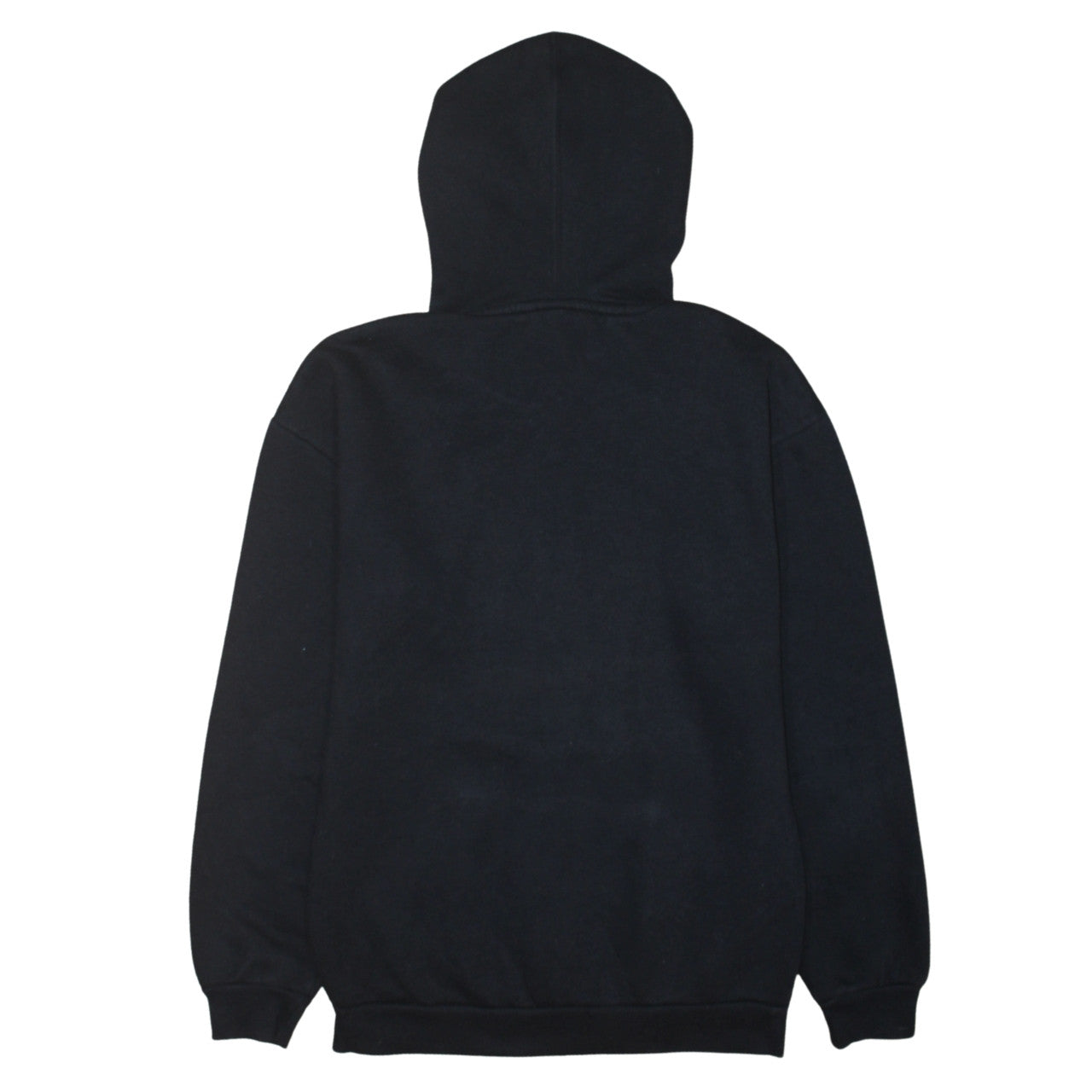 FILA Men's Black Pullover Hoodie Medium Logo Fleece Sweatshirt