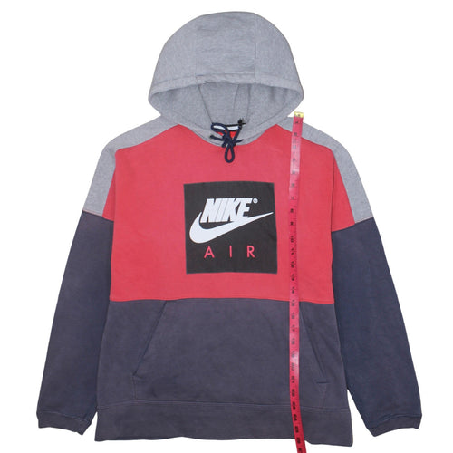 Nike Men's Multicoloured Pullover Hoodie M Fleece Logo Sweatshirt