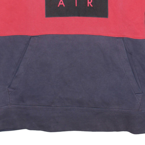 Nike Men's Multicoloured Pullover Hoodie M Fleece Logo Sweatshirt