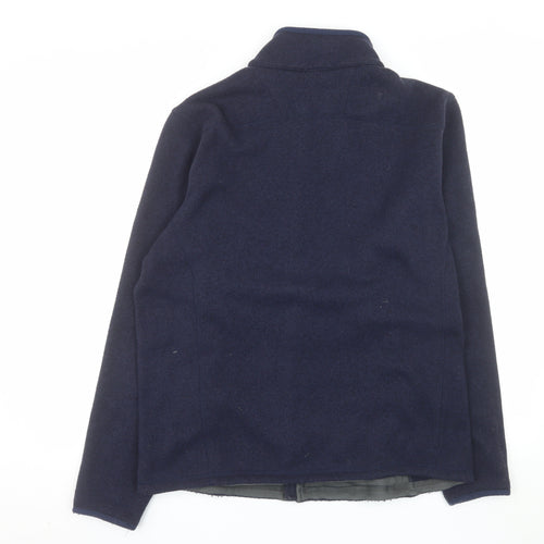The North Face Men's Blue Fleece Full Zip Outdoor Jacket Size L