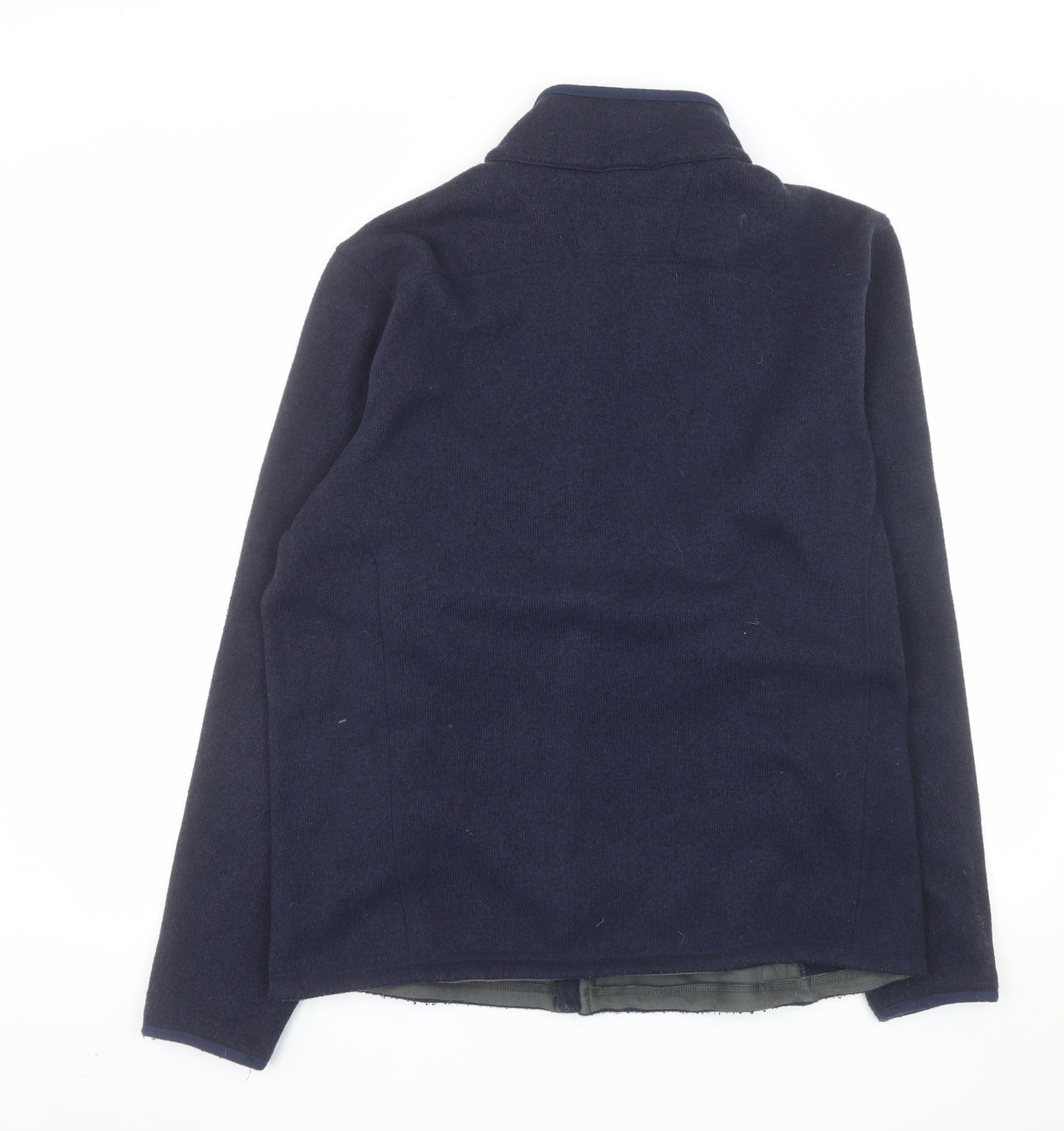 The North Face Men's Blue Fleece Full Zip Outdoor Jacket Size L