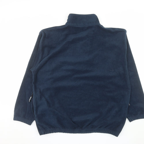 Grizzly Men's Blue XL Fleece 1/4 Zip Pullover Jacket