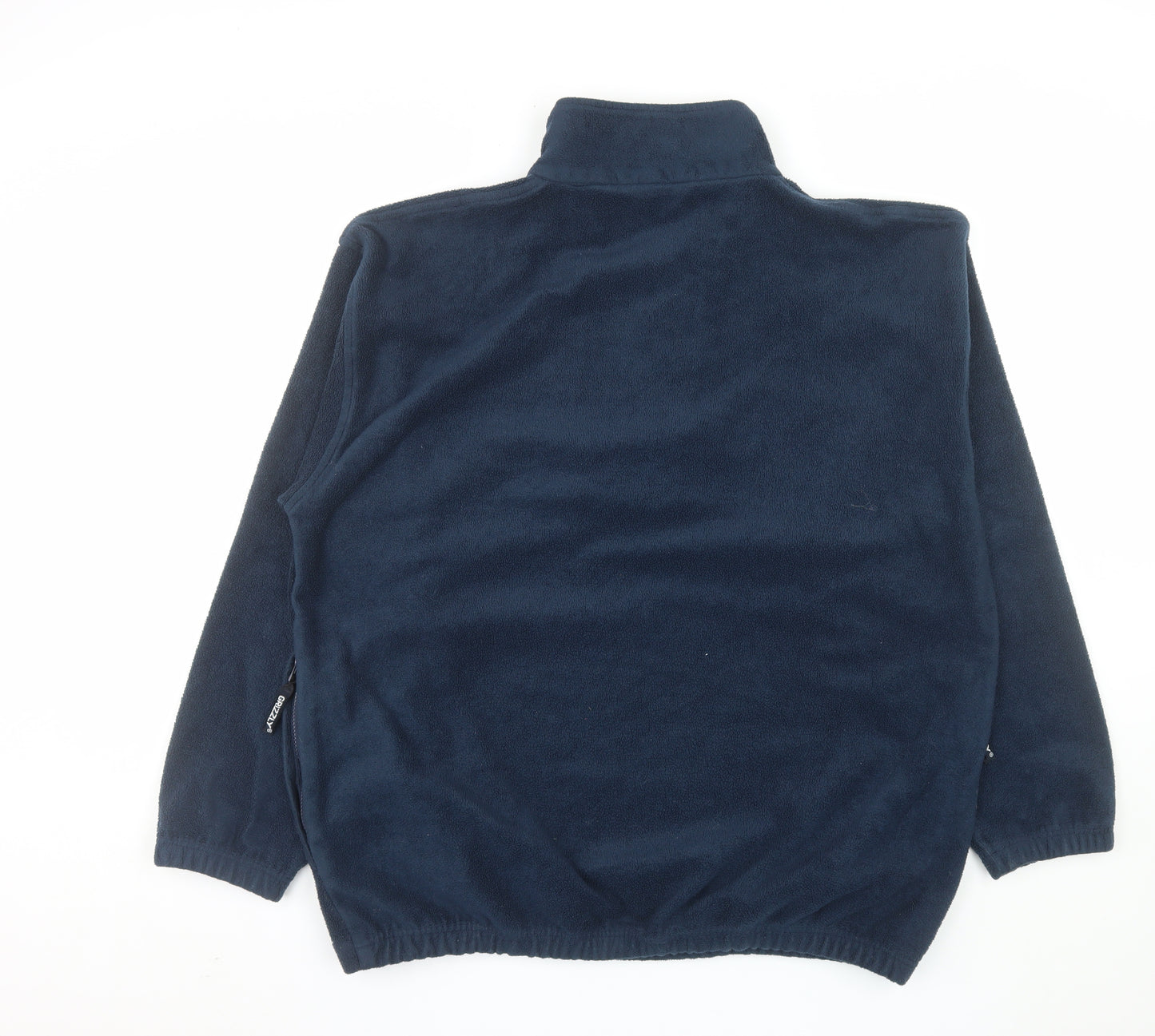 Grizzly Men's Blue XL Fleece 1/4 Zip Pullover Jacket