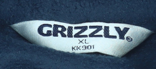 Grizzly Men's Blue XL Fleece 1/4 Zip Pullover Jacket