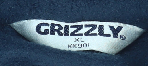 Grizzly Men's Blue XL Fleece 1/4 Zip Pullover Jacket